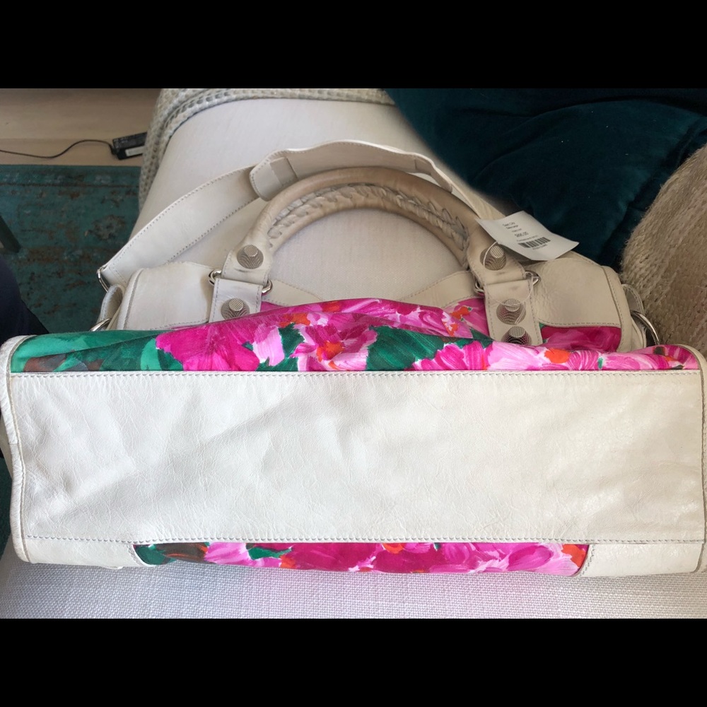 BALENCIAGA Motocross Floral Giant 21 City Bag - Picture 6 of 12